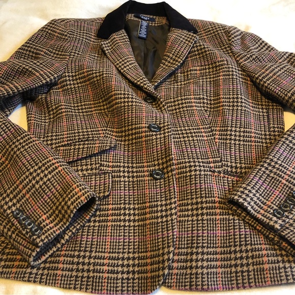 Chaps wool blend equestrian Blazer size 14 - Picture 2 of 14